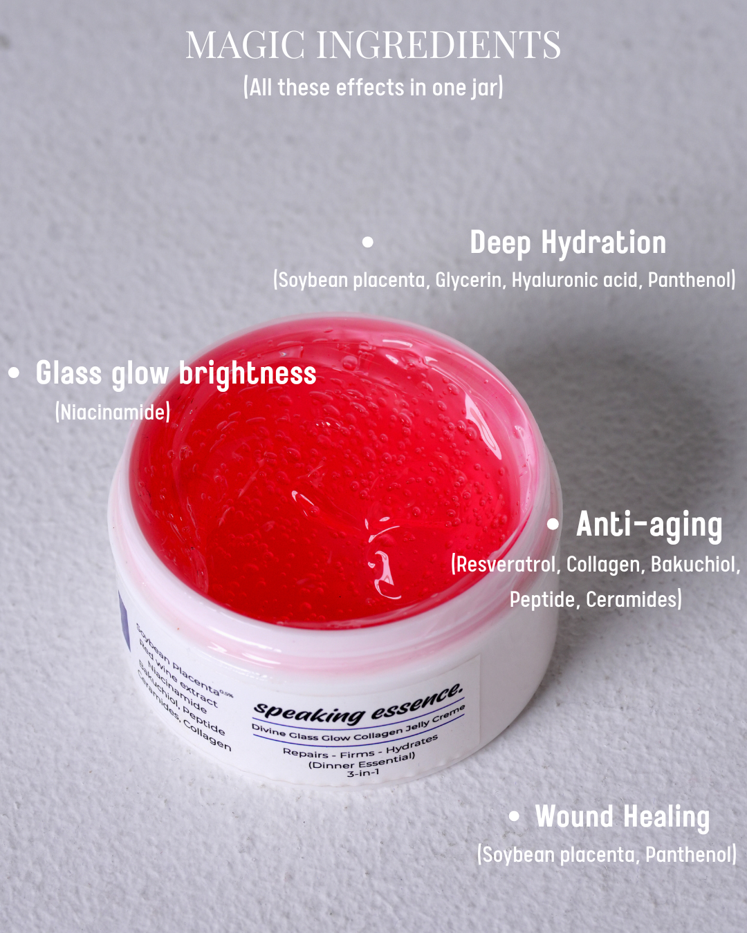 Divine Glass Glow Collagen Jelly Creme (50gm)