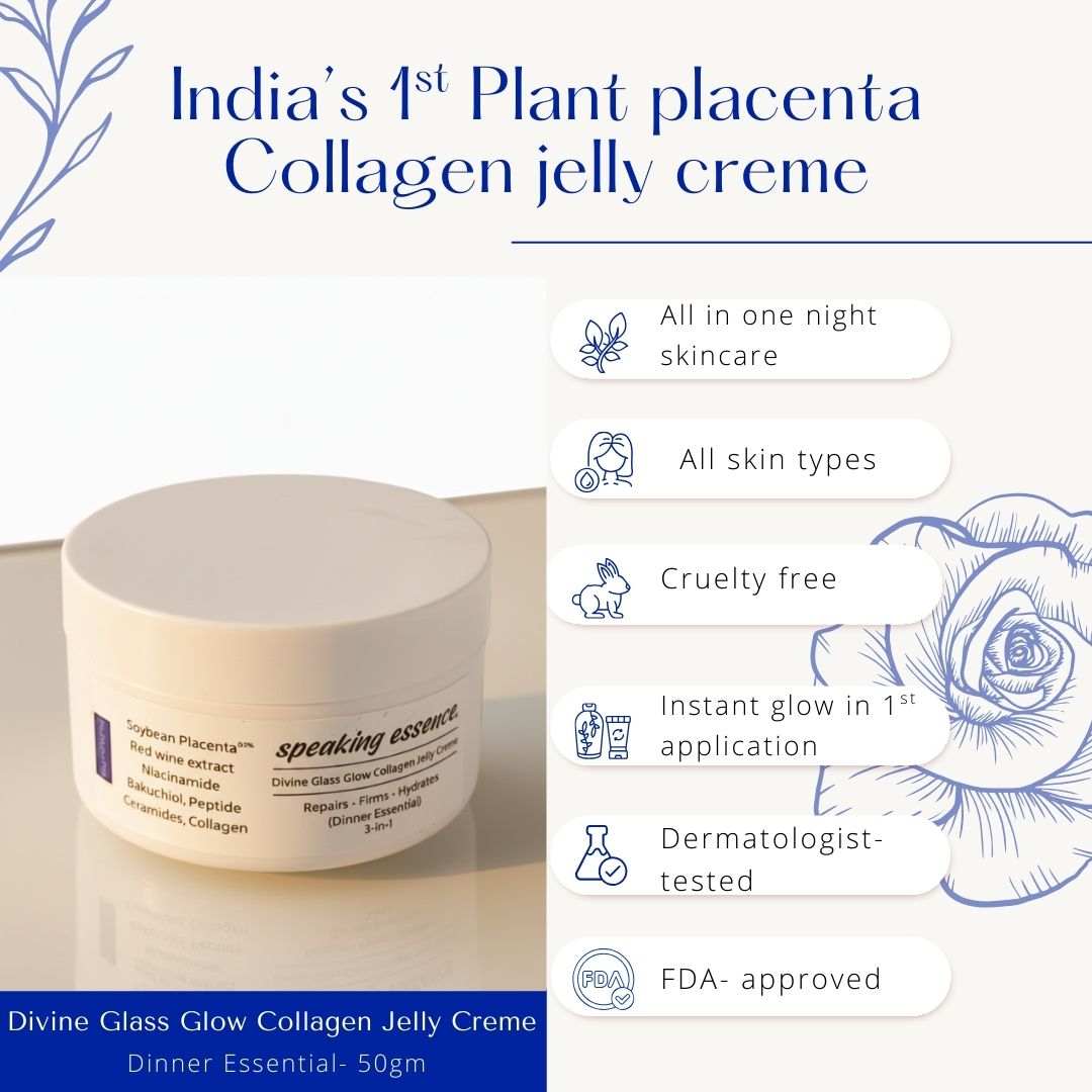 Divine Glass Glow Collagen Jelly Creme (50gm) - For Night